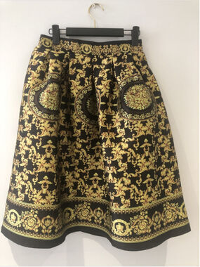 skirt style Medusa Size S/M/ L Black and Yellow